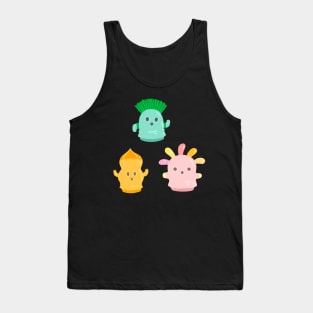 Video Game Gyroids Art Tank Top